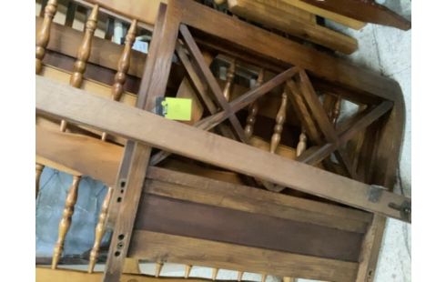 LIT EN BOIS 90X190