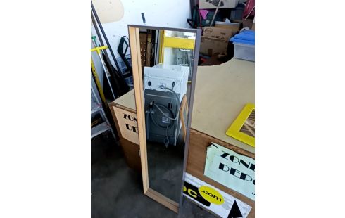 MIROIR RECTANGLE GRIS