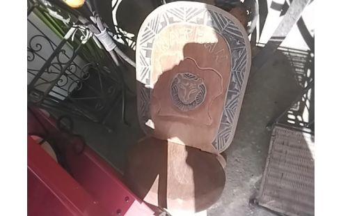 CHAISE BOIS AFRICAINE