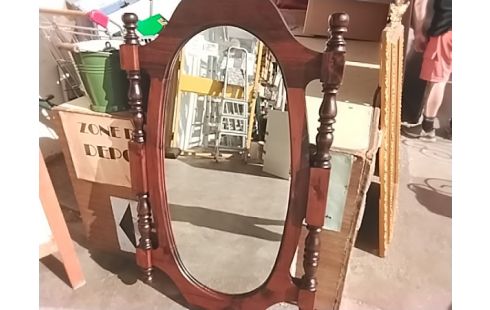 MIROIR BOIS FONCÉ
