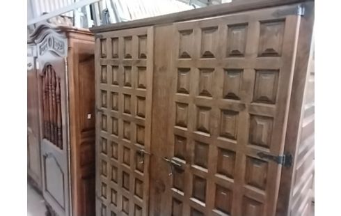 ARMOIRE BOIS 2 PORTES