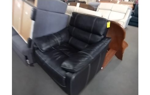 FAUTEUIL ELECTRIQUE ATLAS CUIR NOIR