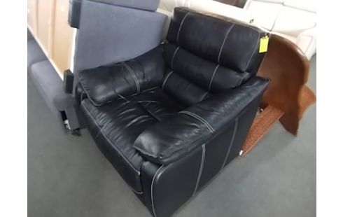 FAUTEUIL ELECTRIQUE ATLAS CUIR NOIR
