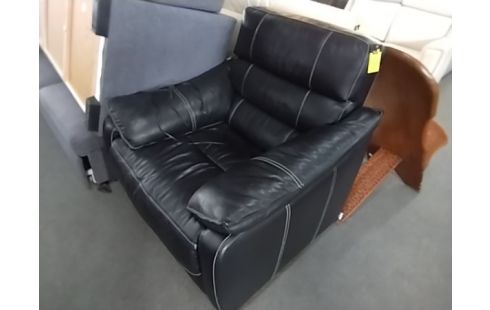 FAUTEUIL ELECTRIQUE ATLAS CUIR NOIR