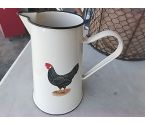 PICHET ÉMAILLÉ POULE