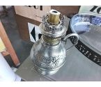PIED DE LAMPE PETROLE ETAIN