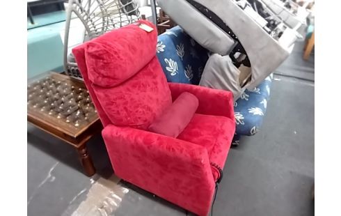 FAUTEUIL RELAX ÉLECTRIQUE ROUGE