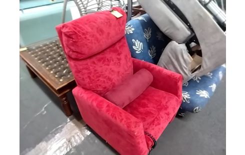 FAUTEUIL RELAX ÉLECTRIQUE ROUGE