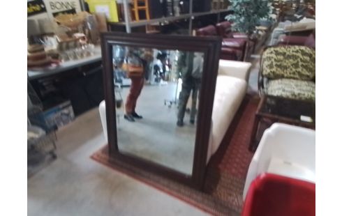 MIROIR BISEAUTE CADRE BOIS