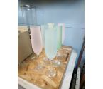 FLUTE A CHAMPAGNE COULEURS X6