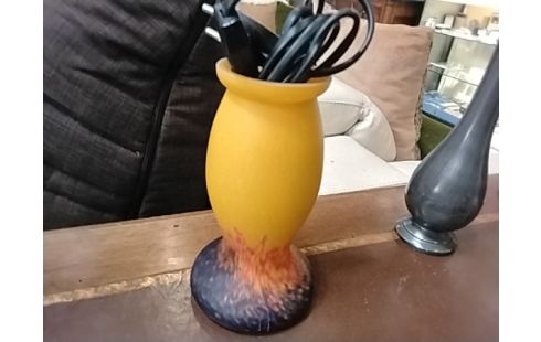 PIED DE LAMPE PÂTE DE VERRE