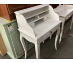 BUREAU 3 TIROIRS BLANC