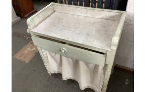 TABLE DE TOILETTE ANCIENNE MARBRE