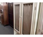 ARMOIRE PENDERIE ET RAYONS MODERNE BLANCHE