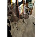 FAUTEUIL FER FORGÉ LE LOT DE 4