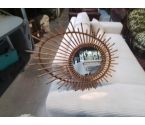 MIROIR OSIER FORME OEIL