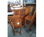 BAR ACACIA 2 TABOURETS