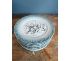 ASSIETTE SARREGUEMINE X12