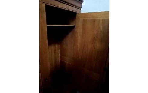 ARMOIRE 2 PORTES CHÊNE BLOND +CLEF