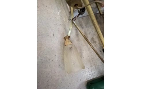 SUSPENSION ART DECO VERRERIE RSV2