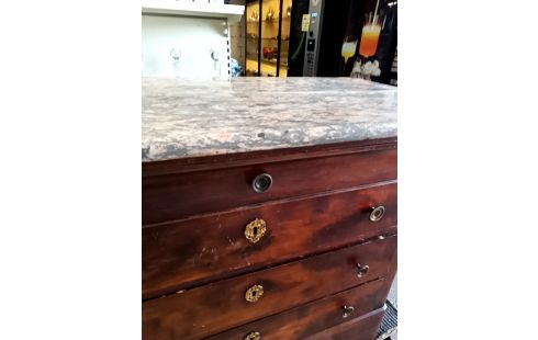 COMMODE MARBRE XIX ÈME