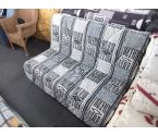 BANQUETTE BZ BLANCHE ET GRISE (TACHE BLEUE)