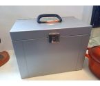 CAISSE METAL GRISE (SANS CLEF)
