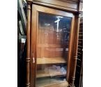 VITRINE BIBLIOTHEQUE NOYER BLOND CLE