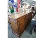 BUFFET BAS 4 PORTES /2  TIROIRS CHENE +CLE