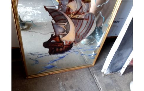 CADRE MIROIR BATEAUX