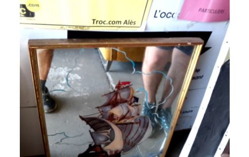 CADRE MIROIR BATEAUX