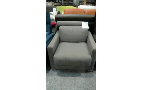 FAUTEUIL TISSU MARRON TENDANCE MAISON