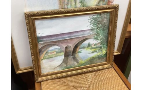 CADRE DORE AQUARELLE