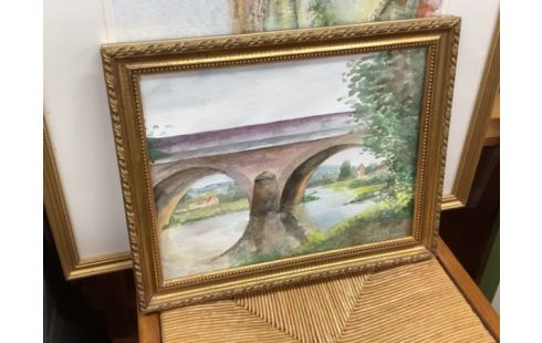 CADRE DORE AQUARELLE