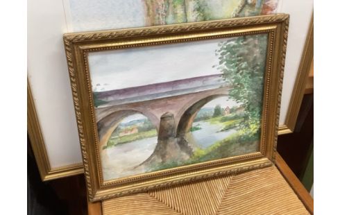 CADRE DORE AQUARELLE