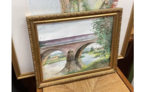 CADRE DORE AQUARELLE