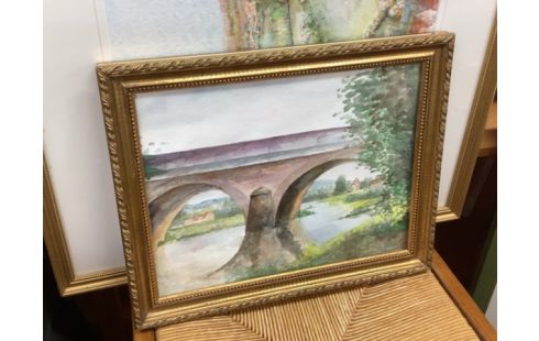 CADRE DORE AQUARELLE