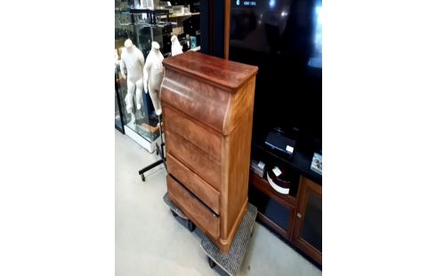 COMMODE COIFFEUSE 4 TIROIRS + CLÉ