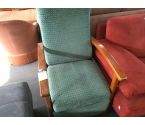 FAUTEUIL TISSU VERT