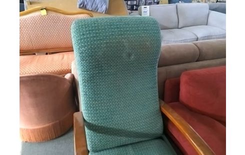 FAUTEUIL TISSU VERT