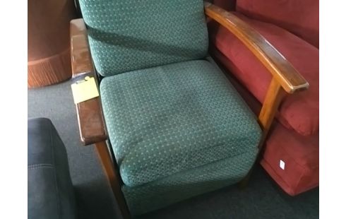 FAUTEUIL TISSU VERT