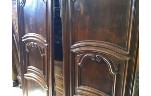 LOT DE 2 PORTES BOIS ANCIENNE