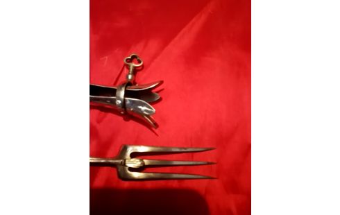 SERVICE A GIGOT MÉTAL ARGENTÉ