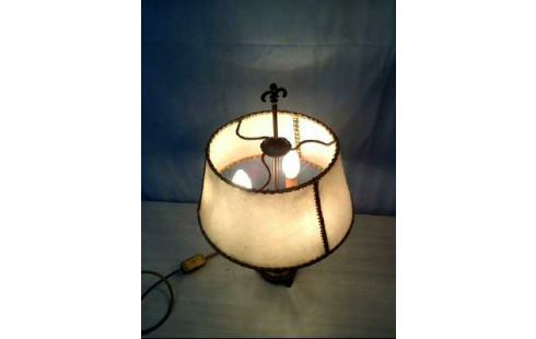 TISCHLAMPE METALL WEISS VINTAGE