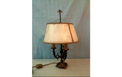 TISCHLAMPE METALL WEISS VINTAGE
