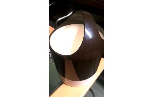 SEAU A GLACE VINTAGE BRUN ECRU PVC