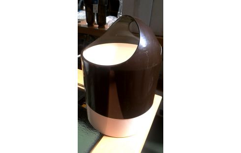 SEAU A GLACE VINTAGE BRUN ECRU PVC