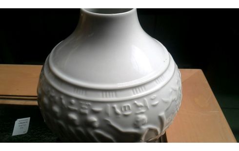 JARRÓN BLANCA PORCELANA EGIPCIO