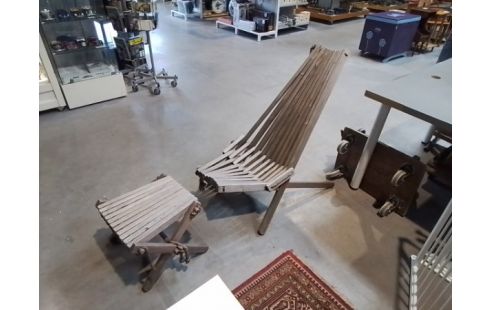 CHAISE BOIS DE JARDIN