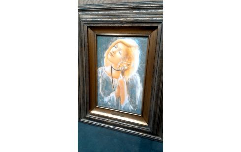 PEINTURE, , PANNEAU FEMME DEDICACE